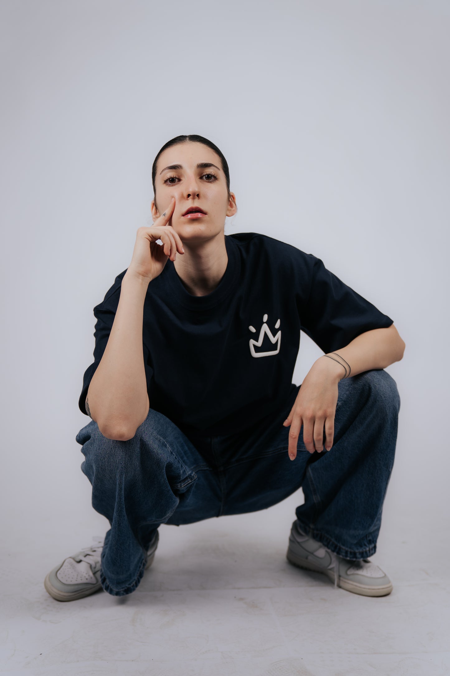 TEE CU IMPRIMUL PUFF NAVY