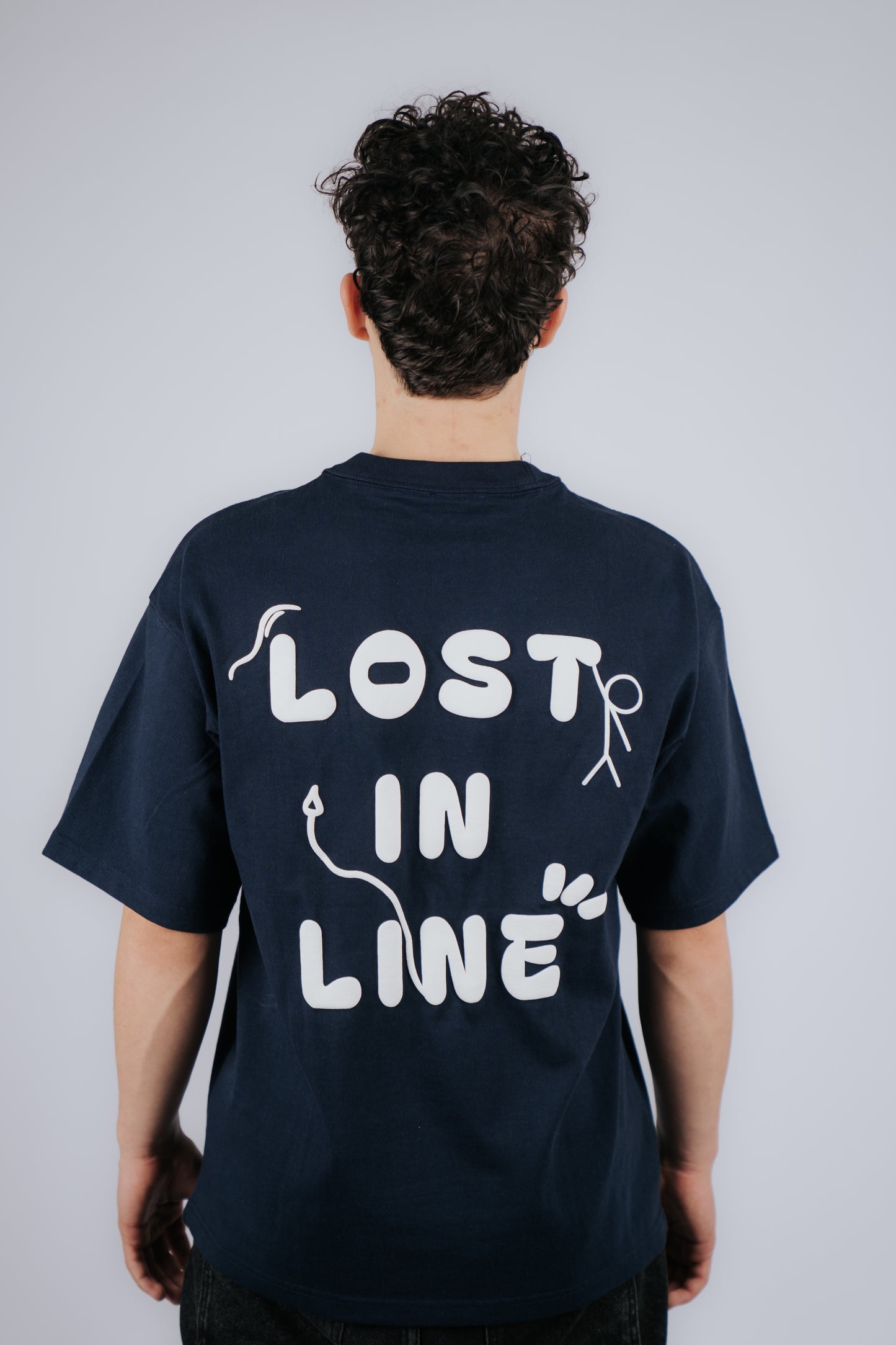 TEE CU IMPRIMUL PUFF NAVY